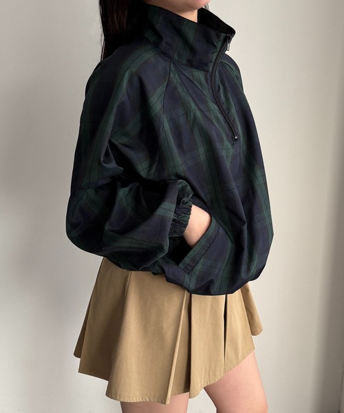 apres jour mignon（アプレジュールミニョン）の「ハーフジッププルオーバー【ZOZOTOWN限定アイテム】（Tシャツ/カットソー・レディース・レッド/ネイビー/グリーン系その他/ブラック・フリー/X-LARGE）」の19枚目の写真