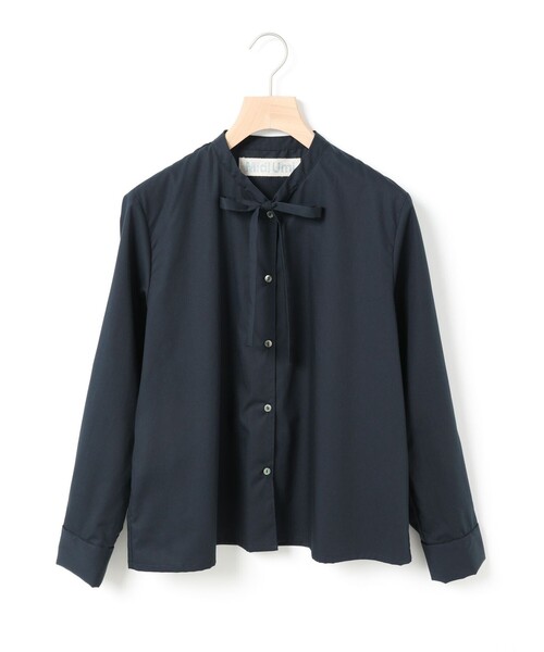 【新品未使用】ミディウミ タイショートシャツ ブルー セール】MidiUmi タイショートシャツ（シャツ/ブラウス