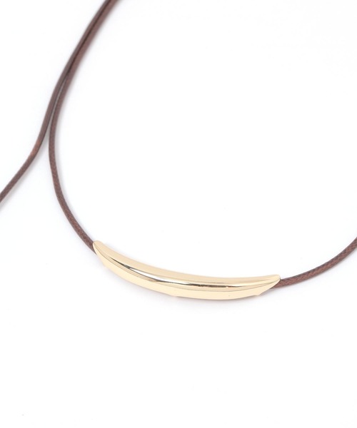 LEPSIM（レプシィム）の「コードチョーカーネックレス　321500（ネックレス・レディース・シルバー/ゴールド・ONE SIZE）」の7枚目の写真