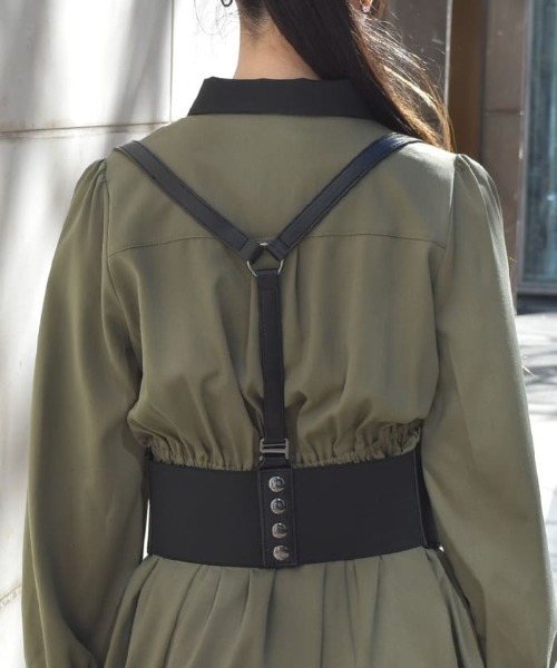 axes femme（アクシーズファム）の「コルセットハーネスベルト（ベルト・レディース・ブラック/ブラウン・FREE）」の9枚目の写真