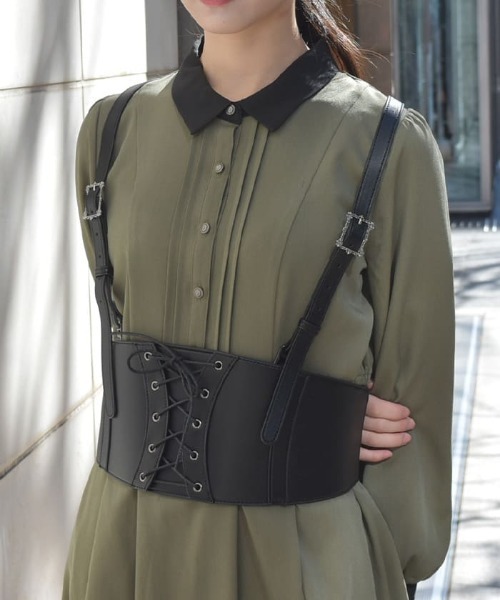 axes femme（アクシーズファム）の「コルセットハーネスベルト（ベルト・レディース・ブラック/ブラウン・FREE）」の11枚目の写真