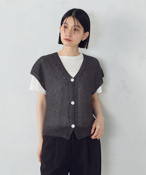 セール】ホールガーメント 前開きベスト（ベスト）｜COMME CA ISM