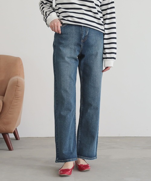 n'OrLABEL（ノアールレーベル）の「『お腹すっきりデニムパンツ』（デニムパンツ・レディース・ブラック/ブルー・S/3L/LL/L/M）」の17枚目の写真