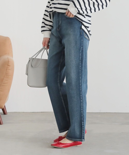 n'OrLABEL（ノアールレーベル）の「『お腹すっきりデニムパンツ』（デニムパンツ・レディース・ブラック/ブルー・S/3L/LL/L/M）」の19枚目の写真