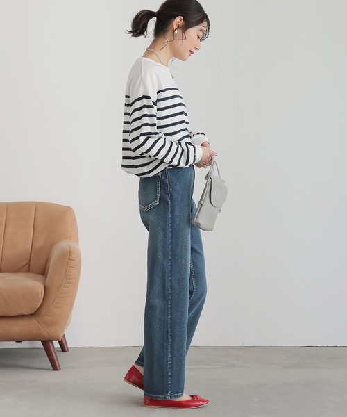 n'OrLABEL（ノアールレーベル）の「『お腹すっきりデニムパンツ』（デニムパンツ・レディース・ブラック/ブルー・S/3L/LL/L/M）」の22枚目の写真