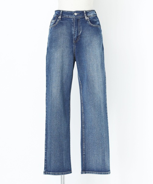 n'OrLABEL（ノアールレーベル）の「『お腹すっきりデニムパンツ』（デニムパンツ・レディース・ブラック/ブルー・S/3L/LL/L/M）」の6枚目の写真