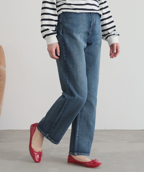 n'OrLABEL（ノアールレーベル）の「『お腹すっきりデニムパンツ』（デニムパンツ・レディース・ブラック/ブルー・S/3L/LL/L/M）」の18枚目の写真