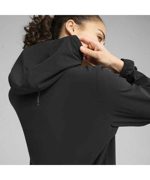 PUMA（プーマ）の「PUMA プーマ ウィメンズ ランニング ラン ヴェロシティ ウーブン ジャケッ（ブルゾン・レディース・ピンク系その他/ブラック・SMALL/X-LARGE/LARGE/MEDIUM）」の14枚目の写真