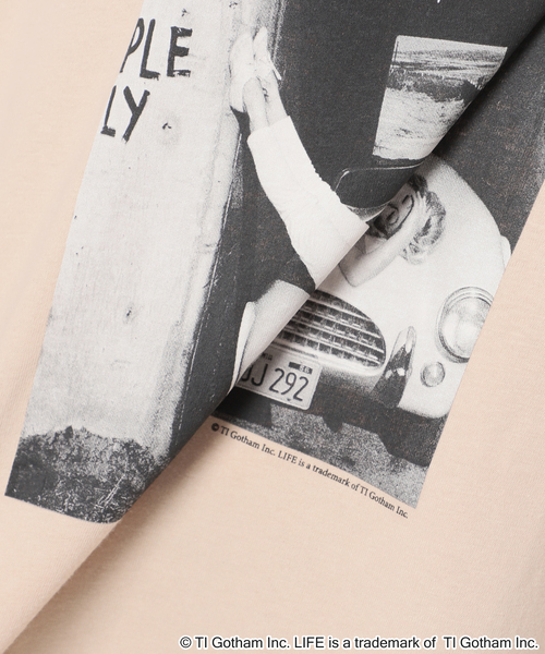 GOOD ROCK SPEED(グッドロックスピード)の「GOOD ROCK SPEED/グッドロックスピード LIFE PICTURE COLLECTIONオーバーTEE(Tシャツ/カットソー・レディース・ホワイト/スミクロ/ベージュ・FREE)」の13枚目の写真