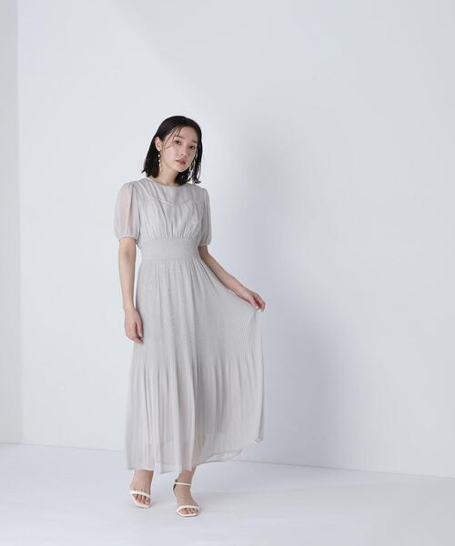 NATURAL BEAUTY BASIC(ナチュラルビューティーベーシック)の「◇ヨークライン楊柳プリーツワンピース(ワンピース・レディース・ラベンダー/ネイビー/グレー・SMALL/MEDIUM/P/S)」の22枚目の写真