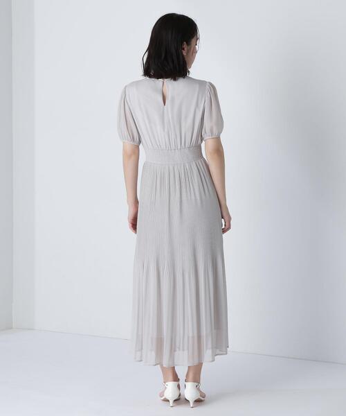 NATURAL BEAUTY BASIC(ナチュラルビューティーベーシック)の「◇ヨークライン楊柳プリーツワンピース(ワンピース・レディース・ラベンダー/ネイビー/グレー・SMALL/MEDIUM/P/S)」の20枚目の写真