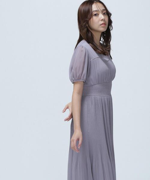 NATURAL BEAUTY BASIC(ナチュラルビューティーベーシック)の「◇ヨークライン楊柳プリーツワンピース(ワンピース・レディース・ラベンダー/ネイビー/グレー・SMALL/MEDIUM/P/S)」の13枚目の写真