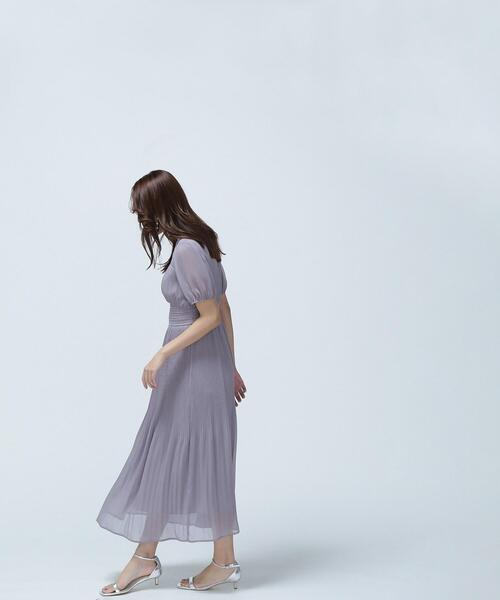 NATURAL BEAUTY BASIC(ナチュラルビューティーベーシック)の「◇ヨークライン楊柳プリーツワンピース(ワンピース・レディース・ラベンダー/ネイビー/グレー・SMALL/MEDIUM/P/S)」の12枚目の写真
