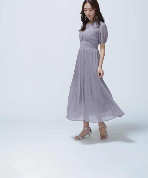 NATURAL BEAUTY BASIC(ナチュラルビューティーベーシック)の「◇ヨークライン楊柳プリーツワンピース(ワンピース・レディース・ラベンダー/ネイビー/グレー・SMALL/MEDIUM/P/S)」の11枚目の写真