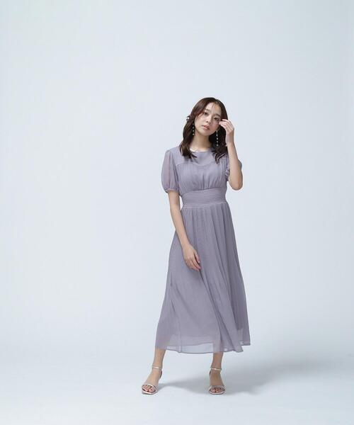 NATURAL BEAUTY BASIC(ナチュラルビューティーベーシック)の「◇ヨークライン楊柳プリーツワンピース(ワンピース・レディース・ラベンダー/ネイビー/グレー・SMALL/MEDIUM/P/S)」の9枚目の写真