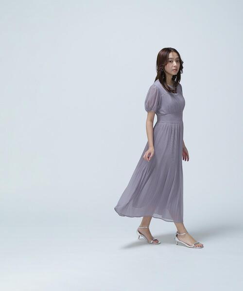 NATURAL BEAUTY BASIC(ナチュラルビューティーベーシック)の「◇ヨークライン楊柳プリーツワンピース(ワンピース・レディース・ラベンダー/ネイビー/グレー・SMALL/MEDIUM/P/S)」の7枚目の写真