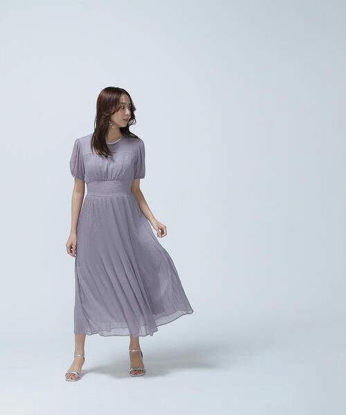 Mystrada プリーツ楊柳ワンピース　MNT Mystrada（マイストラーダ）の「プリーツ楊柳ワンピース