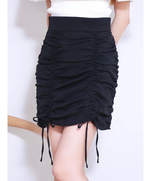 EATME（イートミー）の「ギャザースカート（スカート・レディース・ブルー/ブラック/アイボリー・SMALL/MEDIUM）」の3枚目の写真