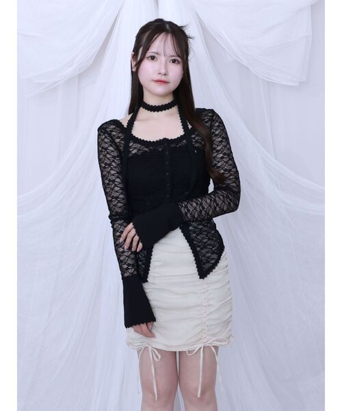 EATME（イートミー）の「ギャザースカート（スカート・レディース・ブルー/ブラック/アイボリー・SMALL/MEDIUM）」の13枚目の写真