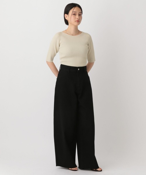 A part by（アパートバイ）の「アセテートコンボート5S（ニット/セーター・レディース・グレー系その他3/ホワイト系その他6/チャコールグレー/ブルー系その他4・FREE）」の5枚目の写真