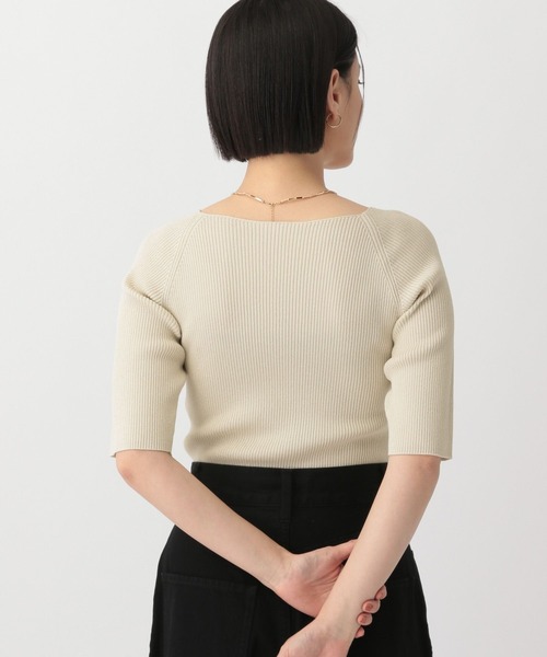 A part by（アパートバイ）の「アセテートコンボート5S（ニット/セーター・レディース・グレー系その他3/ホワイト系その他6/チャコールグレー/ブルー系その他4・FREE）」の8枚目の写真