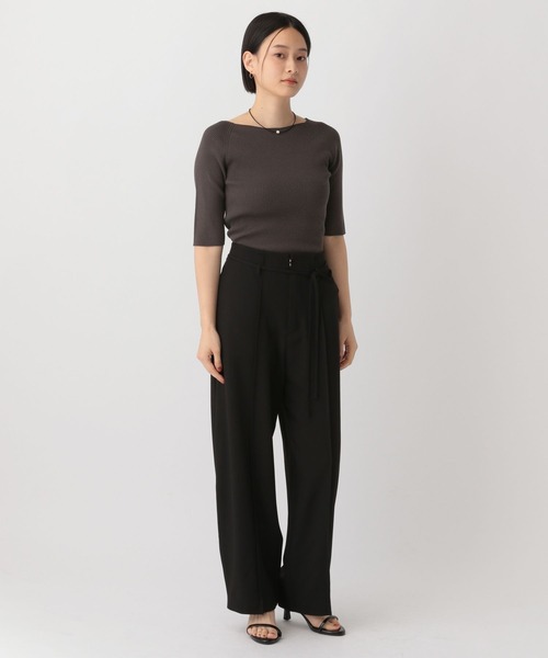 A part by（アパートバイ）の「アセテートコンボート5S（ニット/セーター・レディース・グレー系その他3/ホワイト系その他6/チャコールグレー/ブルー系その他4・FREE）」の10枚目の写真