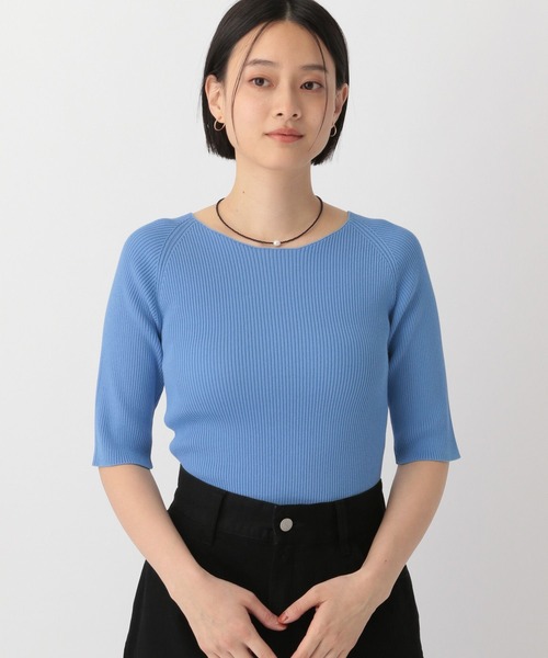 A part by（アパートバイ）の「アセテートコンボート5S（ニット/セーター・レディース・グレー系その他3/ホワイト系その他6/チャコールグレー/ブルー系その他4・FREE）」の15枚目の写真