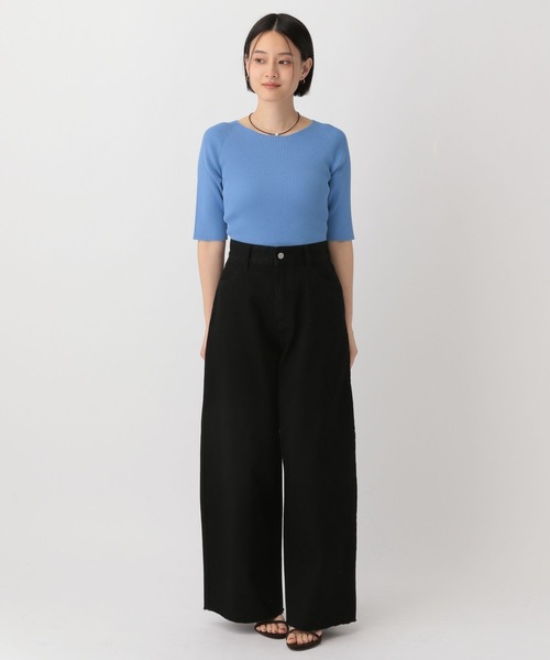 A part by（アパートバイ）の「アセテートコンボート5S（ニット/セーター・レディース・グレー系その他3/ホワイト系その他6/チャコールグレー/ブルー系その他4・FREE）」の16枚目の写真