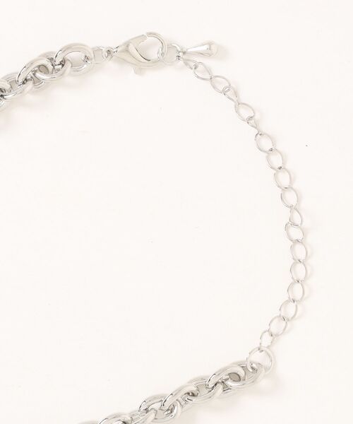 XU（エックスユー）の「【Never mind the XU】cross chain necklace / 【ネバーマインド ザ エックスユー】クロスチェーンネックレスシルバーネックレス（ネックレス・メンズ・シルバー・ONE SIZE）」の2枚目の写真