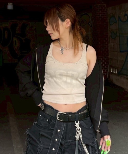 XU（エックスユー）の「【Never mind the XU】cross chain necklace / 【ネバーマインド ザ エックスユー】クロスチェーンネックレスシルバーネックレス（ネックレス・メンズ・シルバー・ONE SIZE）」の6枚目の写真