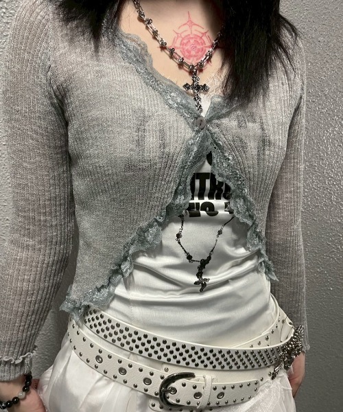 XU（エックスユー）の「【Never mind the XU】cross chain necklace / 【ネバーマインド ザ エックスユー】クロスチェーンネックレスシルバーネックレス（ネックレス・メンズ・シルバー・ONE SIZE）」の9枚目の写真