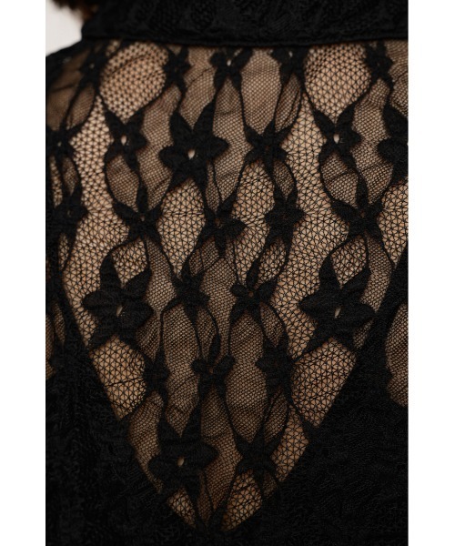 SLY（スライ）の「LACE COMPACT SH レース コンパクト シャツ（シャツ/ブラウス・レディース・オフホワイト/ブラック/ライトブルー/ブラウン・FREE）」の18枚目の写真