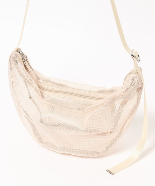 PAGEBOY(ページボーイ)の「Anui/【CONTROL FREAK】メッシュハーフムーンショルダー(ショルダーバッグ・レディース・オフホワイト/ブラック・FREE)」の14枚目の写真