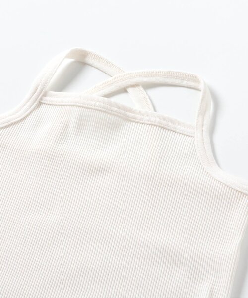 apres les cours（アプレレクール）の「クロスストラップキャミ（インナーウェア/肌着・キッズ・ブラック/アイボリー・130/120/110/100/90/80）」の4枚目の写真