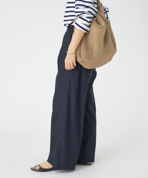 IENA(イエナ)の「リネンストレッチ マリンパンツ(その他パンツ・レディース・ネイビー/アイボリー/グリーン・34/36/38)」の15枚目の写真