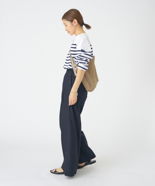 まぁ　IENA リネンストレッチ マリンパンツ IENA｜リネンストレッチ マリンパンツ | Rakuten Fashion(楽天