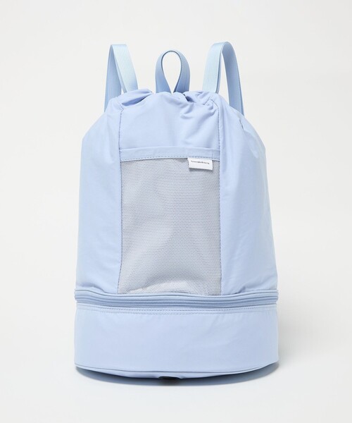 green label relaxing（グリーンレーベルリラクシング）の「GLR ジム バッグ/ キッズ ーはっ水―（バックパック/リュック・キッズ・ライトグレー/その他1/ブラック/ライトブルー・FREE）」の4枚目の写真