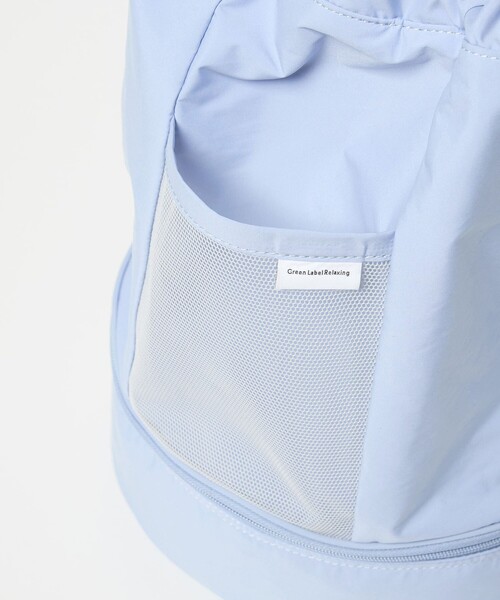 green label relaxing（グリーンレーベルリラクシング）の「GLR ジム バッグ/ キッズ ーはっ水―（バックパック/リュック・キッズ・ライトグレー/その他1/ブラック/ライトブルー・FREE）」の12枚目の写真