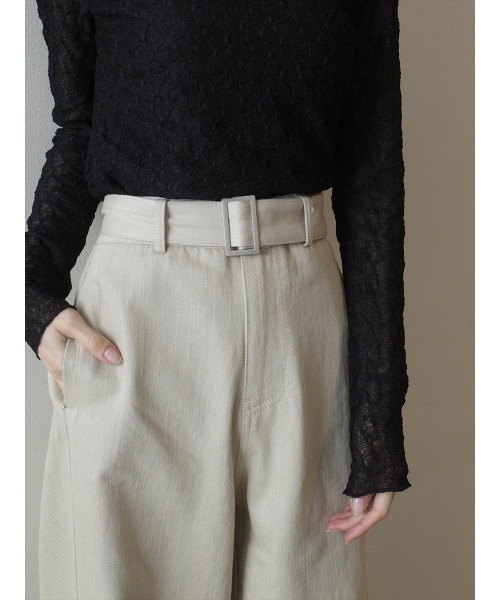 amel（エイメル）の「クラシックレースシアートップス/ブラック（シャツ/ブラウス・レディース・ブラック・FREE）」の6枚目の写真