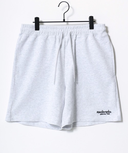 Mark Gonzales（マーク・ゴンザレス）の「MARK GONZALES ARTWORK COLLECTION/マークゴンザレス 別注 2点セットアップ オーバーサイズ ミニ裏毛 ロゴ ワンポイント刺繍 半袖スウェットTシャツ＆ショートパンツ/ルームウェア/ワンマイルウェア/パジャマ/レディース メンズ（ルームウェア/パジャマ・メンズ・ブラック/ネイビー/グレー/アッシュグレー・XL/L/M）」の7枚目の写真