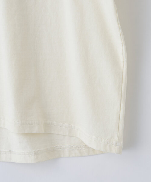 DISCOAT(ディスコート)の「ピグメントフリルTシャツ(Tシャツ/カットソー・レディース・アイボリー/チャコールグレー/モカ・FREE)」の17枚目の写真