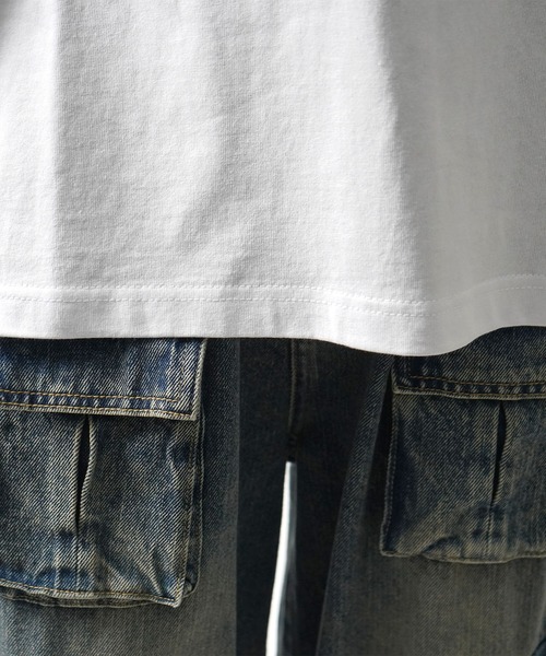 ILL'S(イルズ)の「中華バックプリントTシャツ(Tシャツ/カットソー・メンズ・ホワイト/ブラック・M/L)」の3枚目の写真
