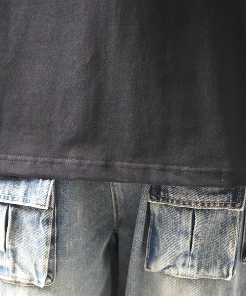 ILL'S(イルズ)の「中華バックプリントTシャツ(Tシャツ/カットソー・メンズ・ホワイト/ブラック・M/L)」の4枚目の写真