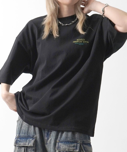 ILL'S(イルズ)の「中華バックプリントTシャツ(Tシャツ/カットソー・メンズ・ホワイト/ブラック・M/L)」の12枚目の写真