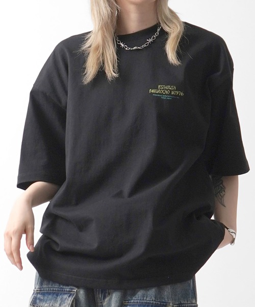 ILL'S(イルズ)の「中華バックプリントTシャツ(Tシャツ/カットソー・メンズ・ホワイト/ブラック・M/L)」の13枚目の写真