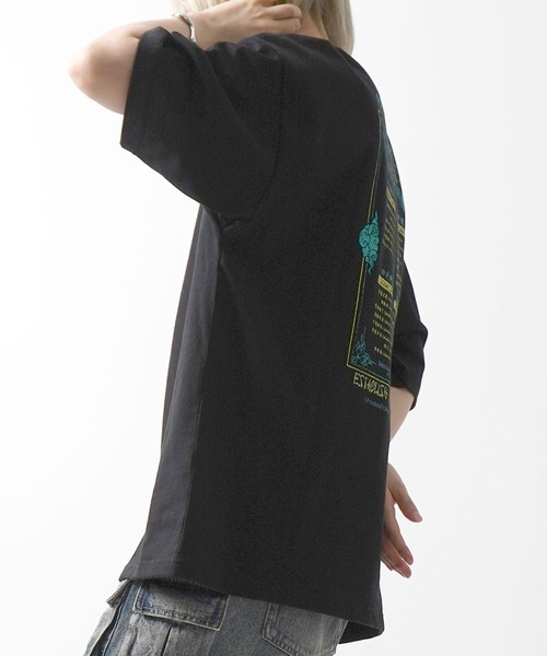 ILL'S(イルズ)の「中華バックプリントTシャツ(Tシャツ/カットソー・メンズ・ホワイト/ブラック・M/L)」の15枚目の写真
