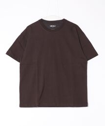 ragged mountain（ラギットマウンテン）の「【RAGGED MOUNTAIN：ラギットマウンテン】エンボス加工 ロゴTシャツ 半袖 オーバーサイズ（Tシャツ/カットソー）」