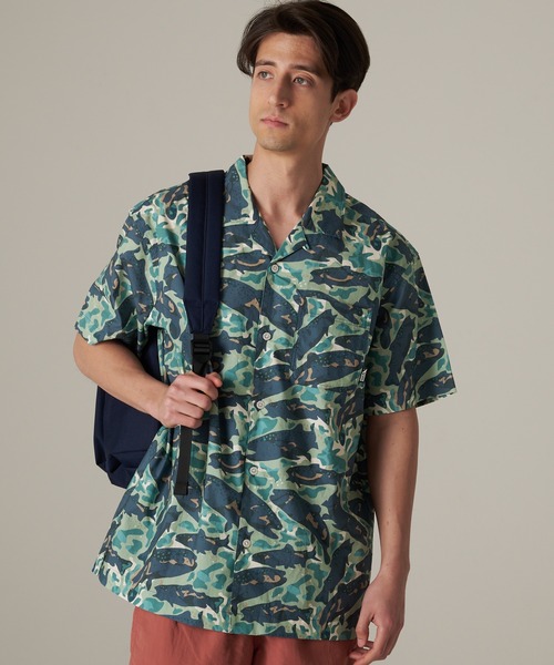 Eddie Bauer(エディーバウアー)の「バハキャンプ 半袖 シャツ(シャツ/ブラウス・メンズ・パープル系/グリーン系/オレンジ系/イエロー系・L/M/XL/S/XXL)」の2枚目の写真