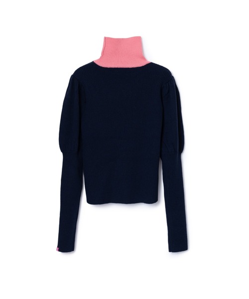 NON TOKYO(ノントーキョー)の「NON TOKYO/ノントーキョー/PUFFSLEEVE KNIT(ニット/セーター・レディース・グレー/ベージュ/ネイビー・1/2)」の8枚目の写真