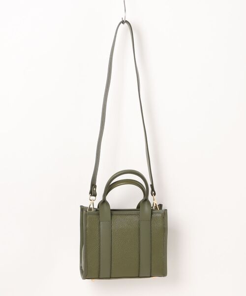 NOMBRE IMPAIR(ノンブルアンペール)の「【Antonello Masi】 レザートートBAG(トートバッグ・レディース・グリーン/ダークブラウン・FREE)」の3枚目の写真